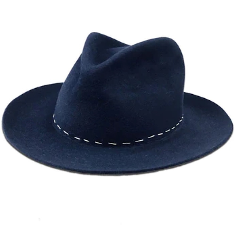 Women’s stylish beautiful black wool hat